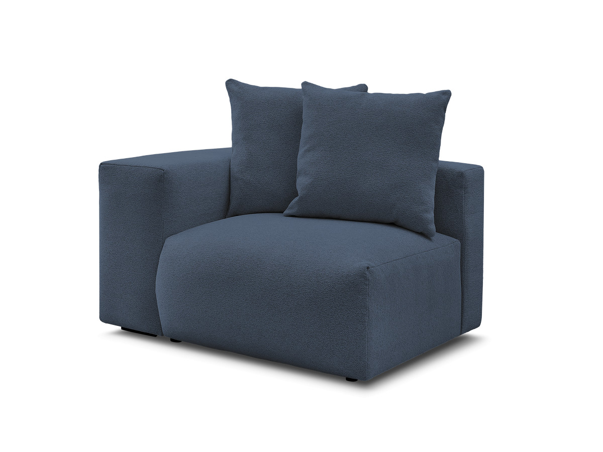 1-zits fauteuil met armleuning voor modulaire bank VOLTAIRE in gemêleerde stof