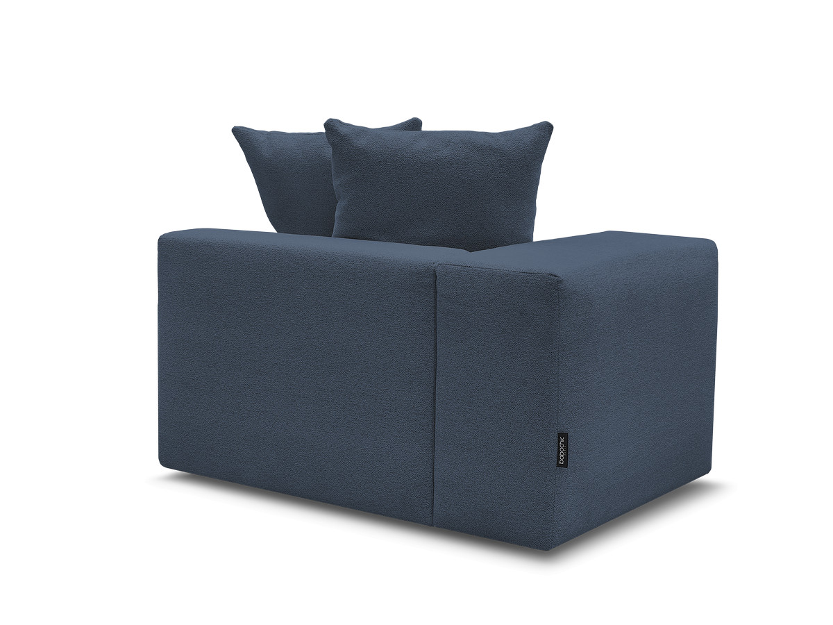 1-zits fauteuil met armleuning voor modulaire bank VOLTAIRE in gemêleerde stof