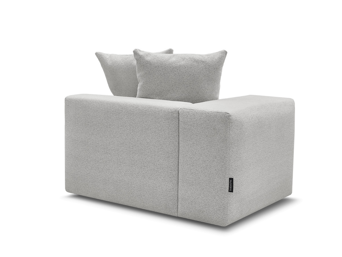 1-zits fauteuil met armleuning voor modulaire bank VOLTAIRE in gemêleerde stof