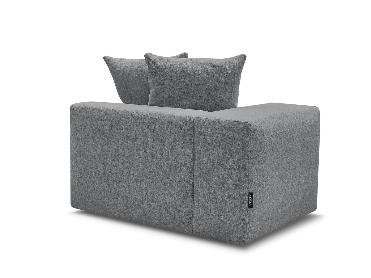 1-zits fauteuil met armleuning voor modulaire bank VOLTAIRE in gemêleerde stof