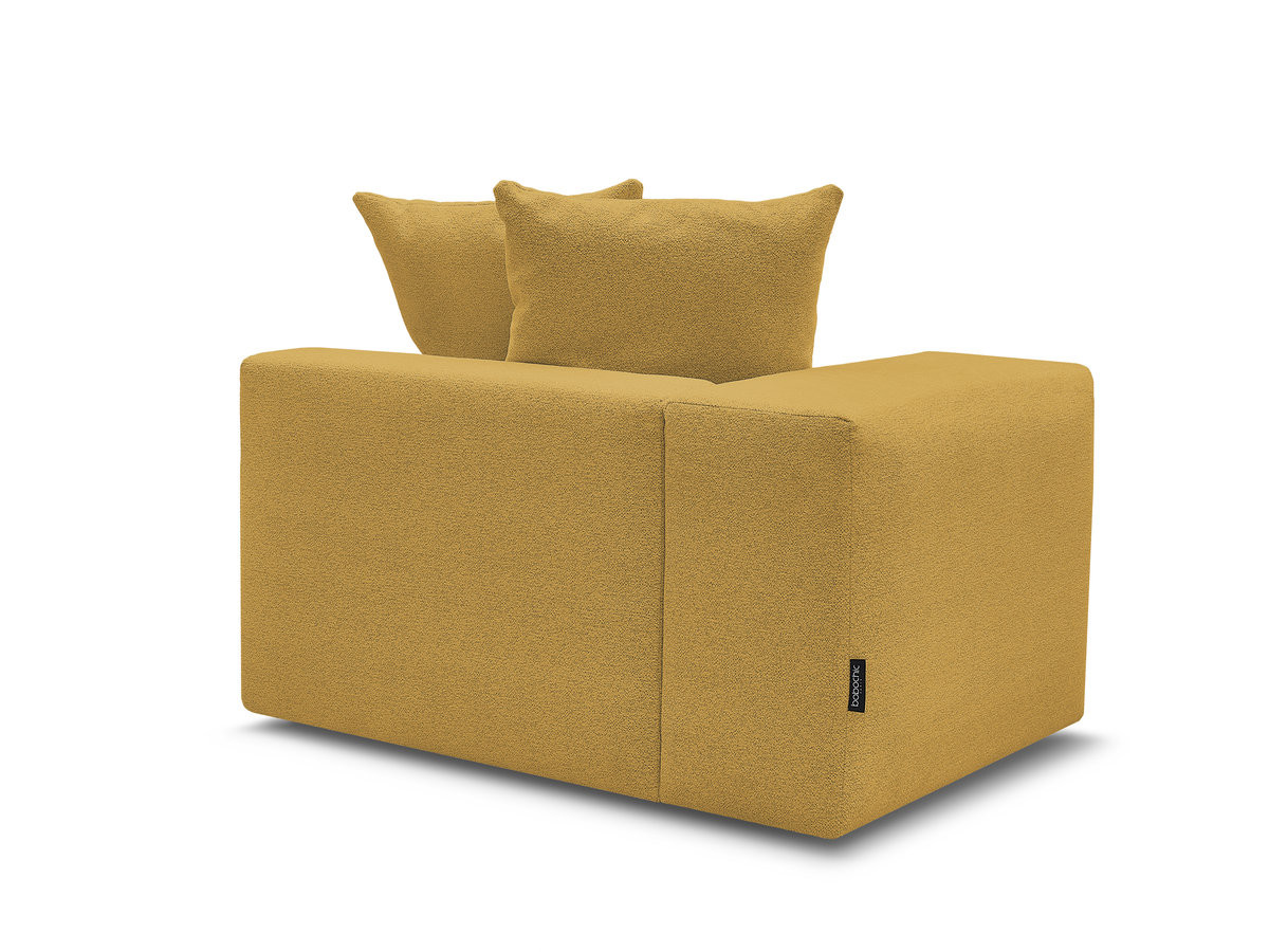 1-zits fauteuil met armleuning voor modulaire bank VOLTAIRE in gemêleerde stof