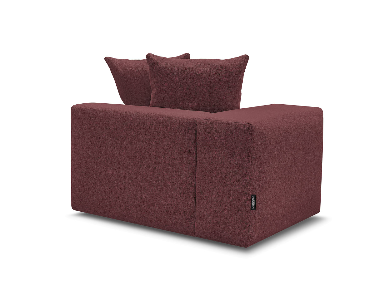 1-zits fauteuil met armleuning voor modulaire bank VOLTAIRE in gemêleerde stof