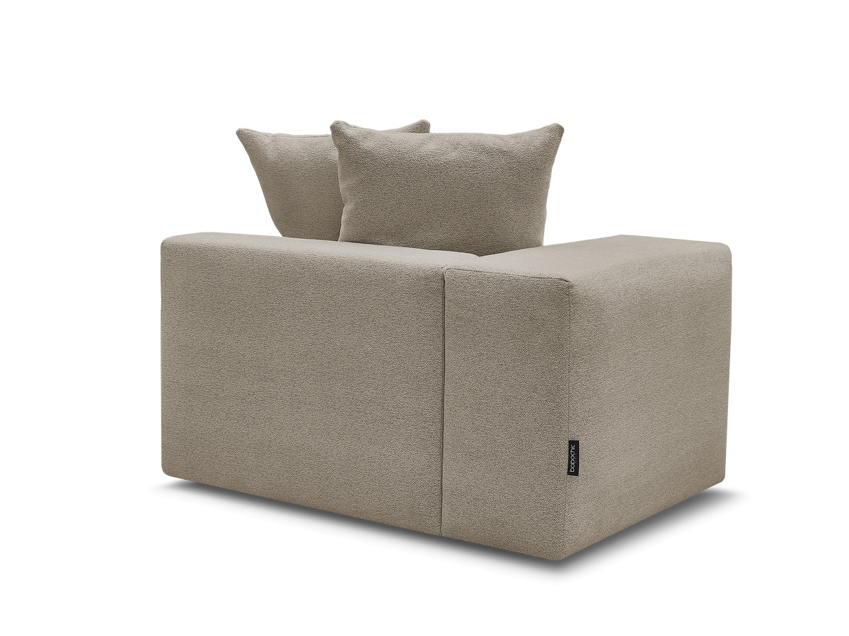 1-zits fauteuil met armleuning voor modulaire bank VOLTAIRE in gemêleerde stof