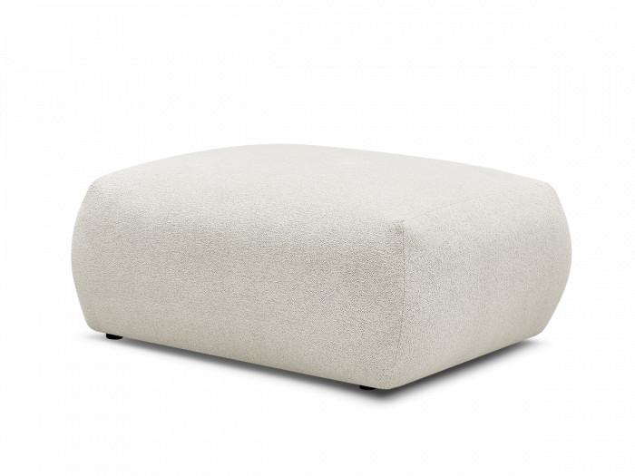 Pouf carré VOLTAIRE tissu chiné