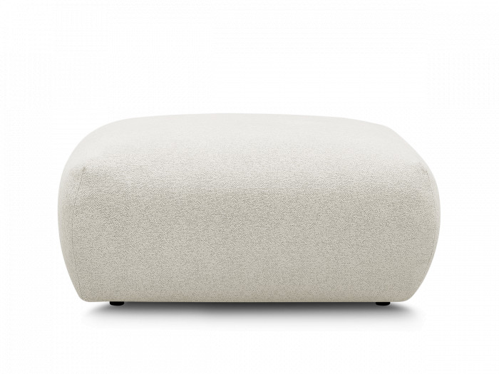 Pouf carré VOLTAIRE tissu chiné
