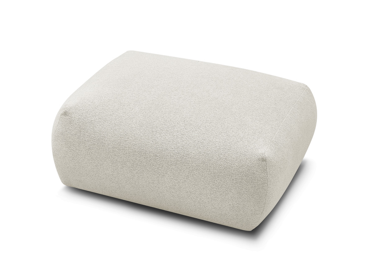 Pouf carré VOLTAIRE tissu chiné