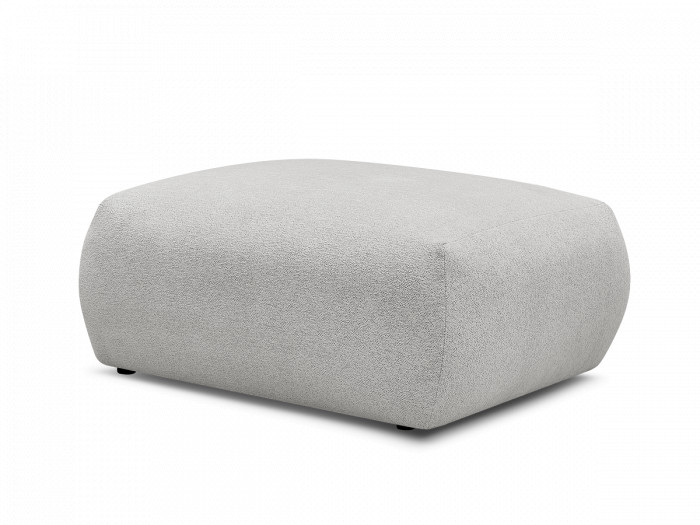 Pouf carré VOLTAIRE tissu chiné
