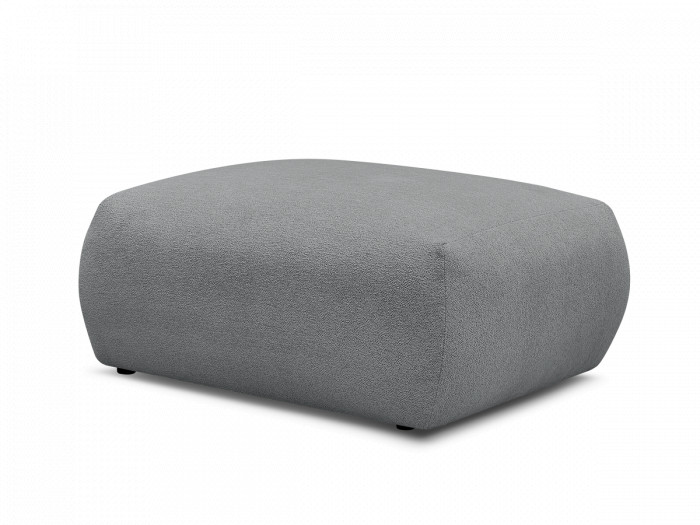 Pouf carré VOLTAIRE tissu chiné