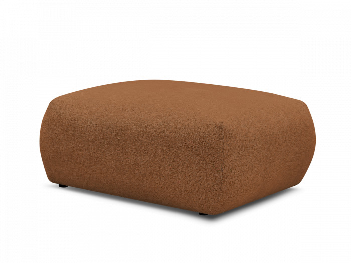 Pouf carré VOLTAIRE tissu chiné