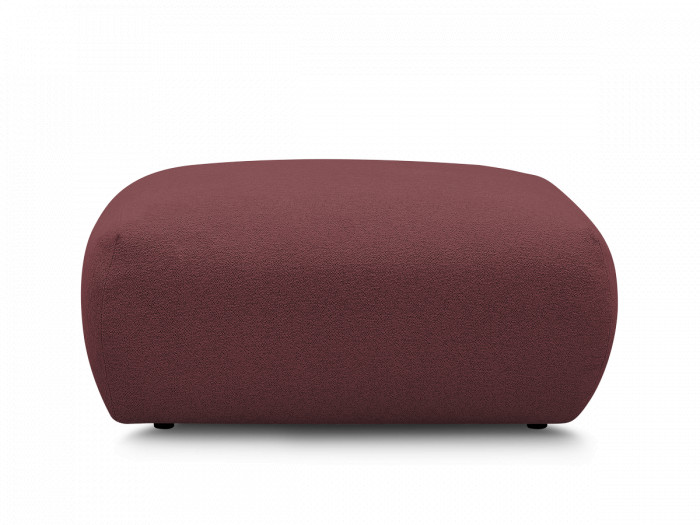 Pouf carré VOLTAIRE tissu chiné