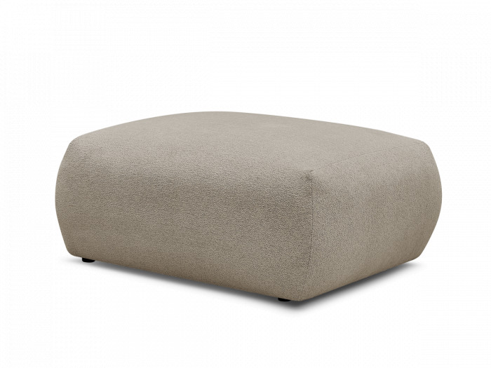 Pouf carré VOLTAIRE tissu chiné