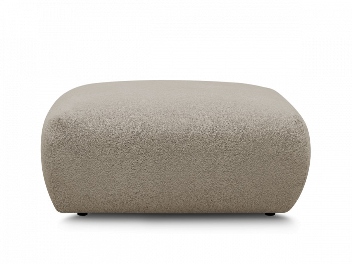 Pouf carré VOLTAIRE tissu chiné