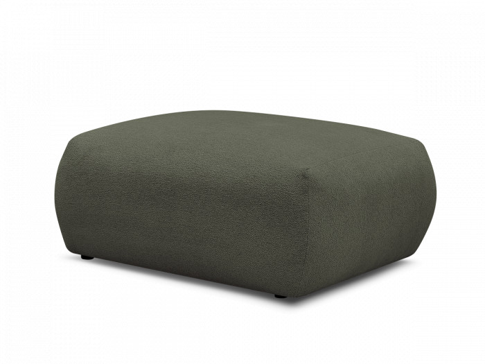 Pouf carré VOLTAIRE tissu chiné