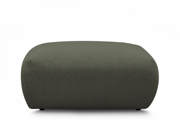 Pouf carré VOLTAIRE tissu chiné