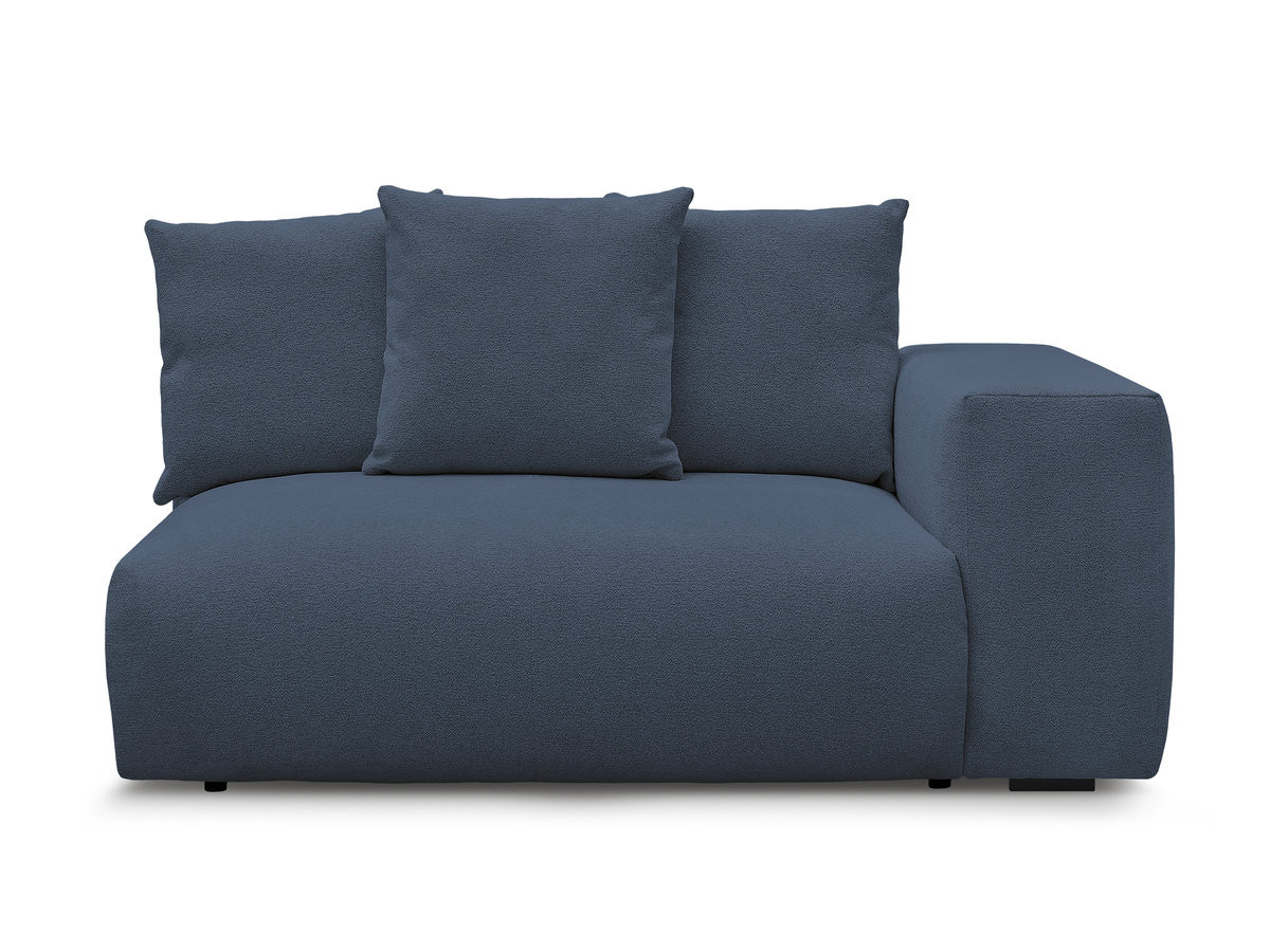 Chauffeuse 2 places avec accoudoir pour canapé modulable VOLTAIRE tissu chiné