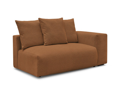 Chauffeuse 2 places avec accoudoir pour canapé modulable VOLTAIRE tissu chiné