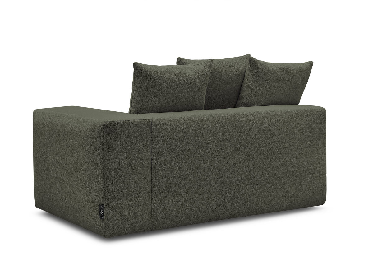 Chauffeuse 2 places avec accoudoir pour canapé modulable VOLTAIRE tissu chiné