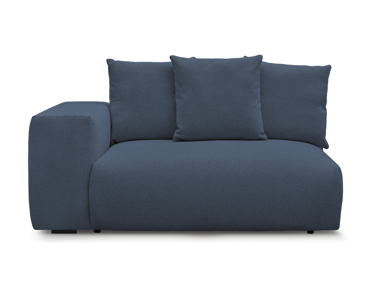 Chauffeuse 2 places avec accoudoir pour canapé modulable VOLTAIRE tissu chiné