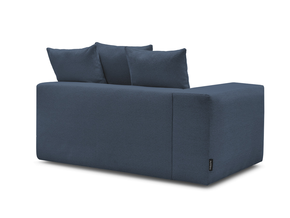 Chauffeuse 2 places avec accoudoir pour canapé modulable VOLTAIRE tissu chiné