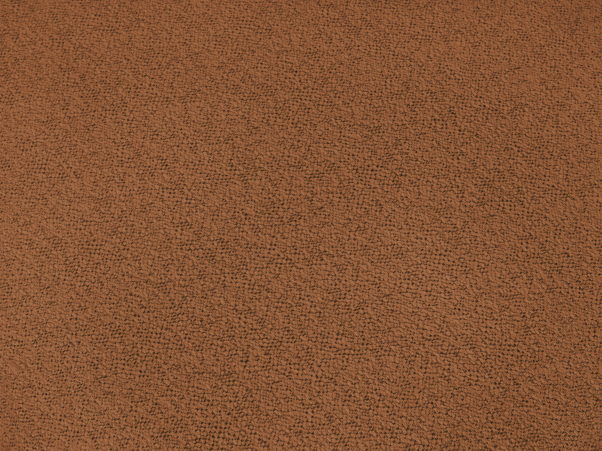 Chauffeuse 2 places avec accoudoir pour canapé modulable VOLTAIRE tissu chiné orange  angle gauche BOBOCHIC 2 places