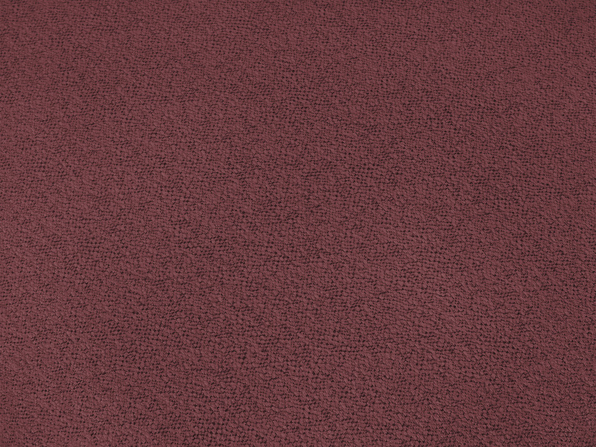 Chauffeuse 2 places avec accoudoir pour canapé modulable VOLTAIRE tissu chiné rouge  angle gauche BOBOCHIC 2 places