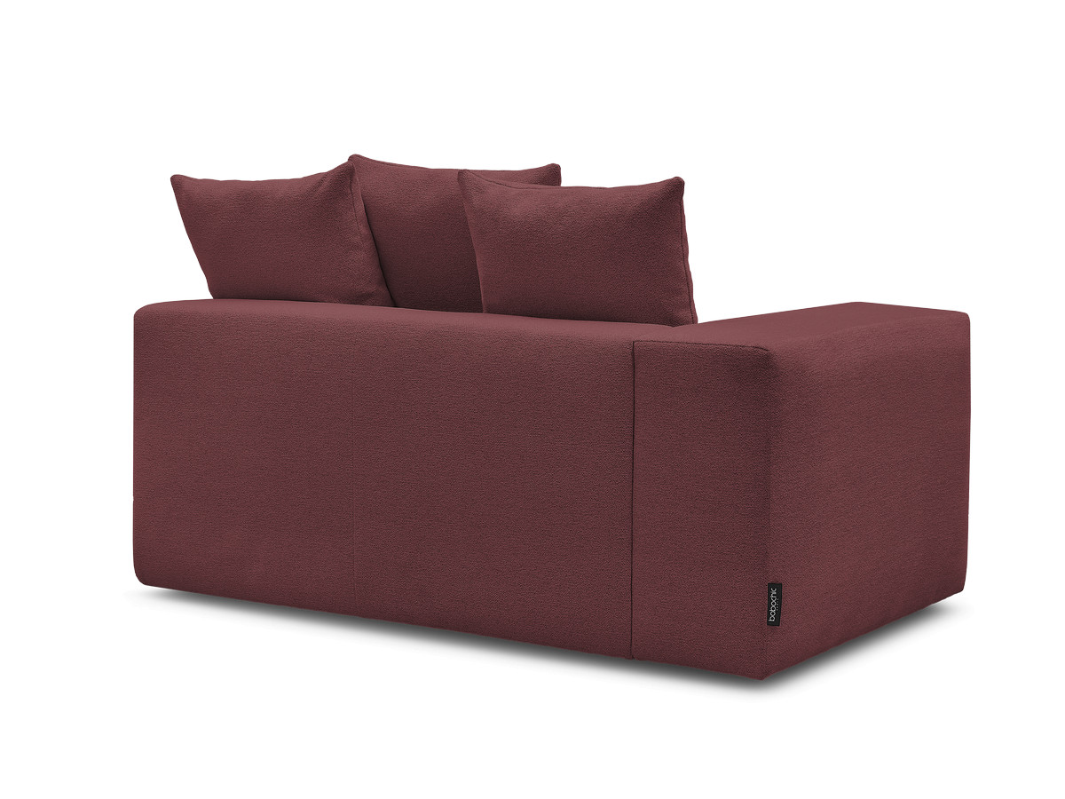Chauffeuse 2 places avec accoudoir pour canapé modulable VOLTAIRE tissu chiné
