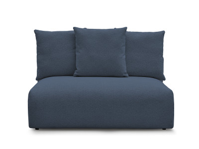 Chauffeuse 2 places sans accoudoir pour canapé modulable VOLTAIRE tissu chiné