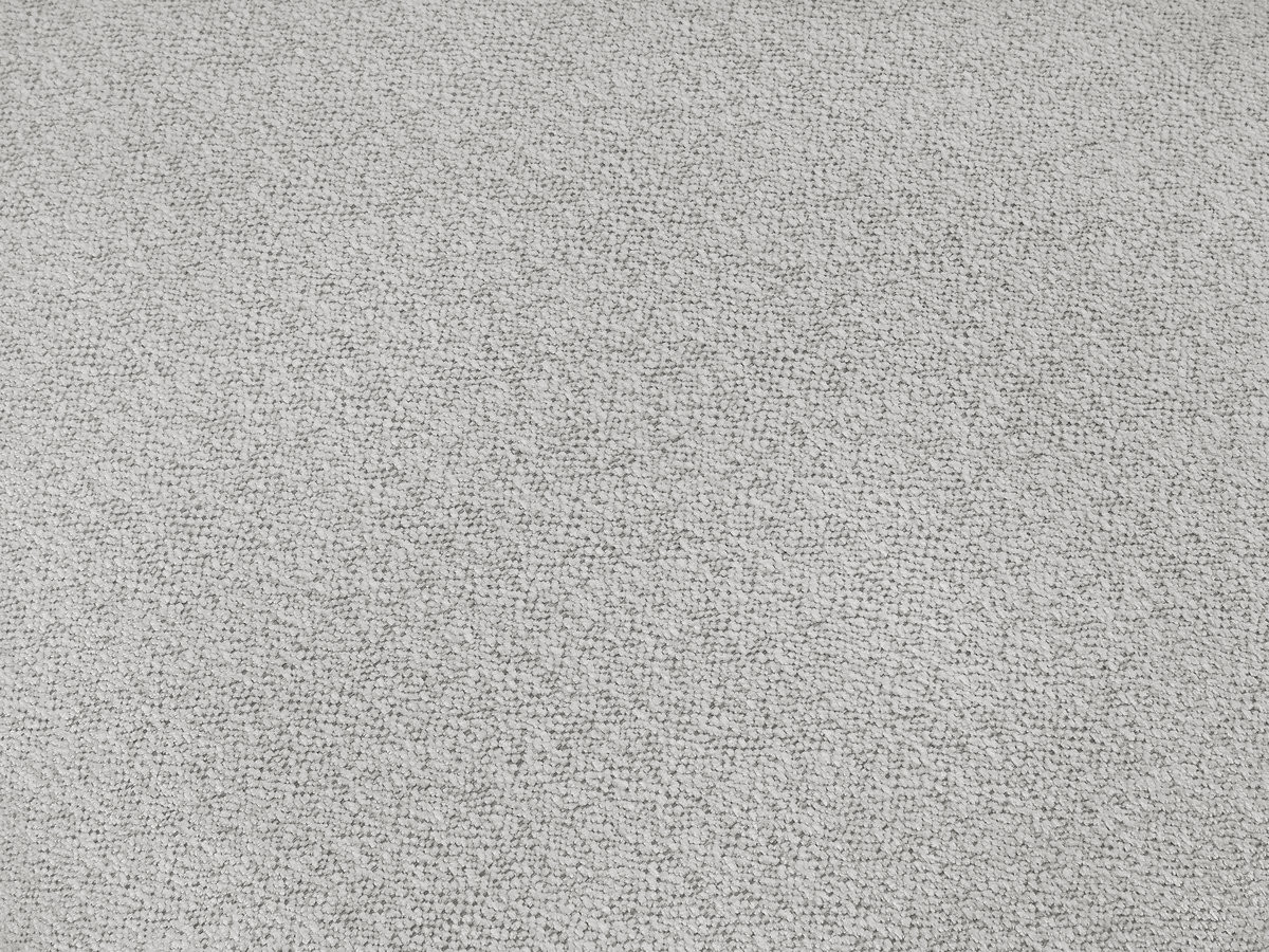 VOLTAIRE modulaire vaste hoekbank met 1 2-zits fauteuil, 1 hoek- en 1 1-zits fauteuil in gemêleerde stof met poef