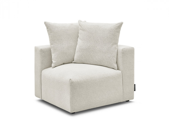 Angle pour canapé modulable VOLTAIRE tissu chiné