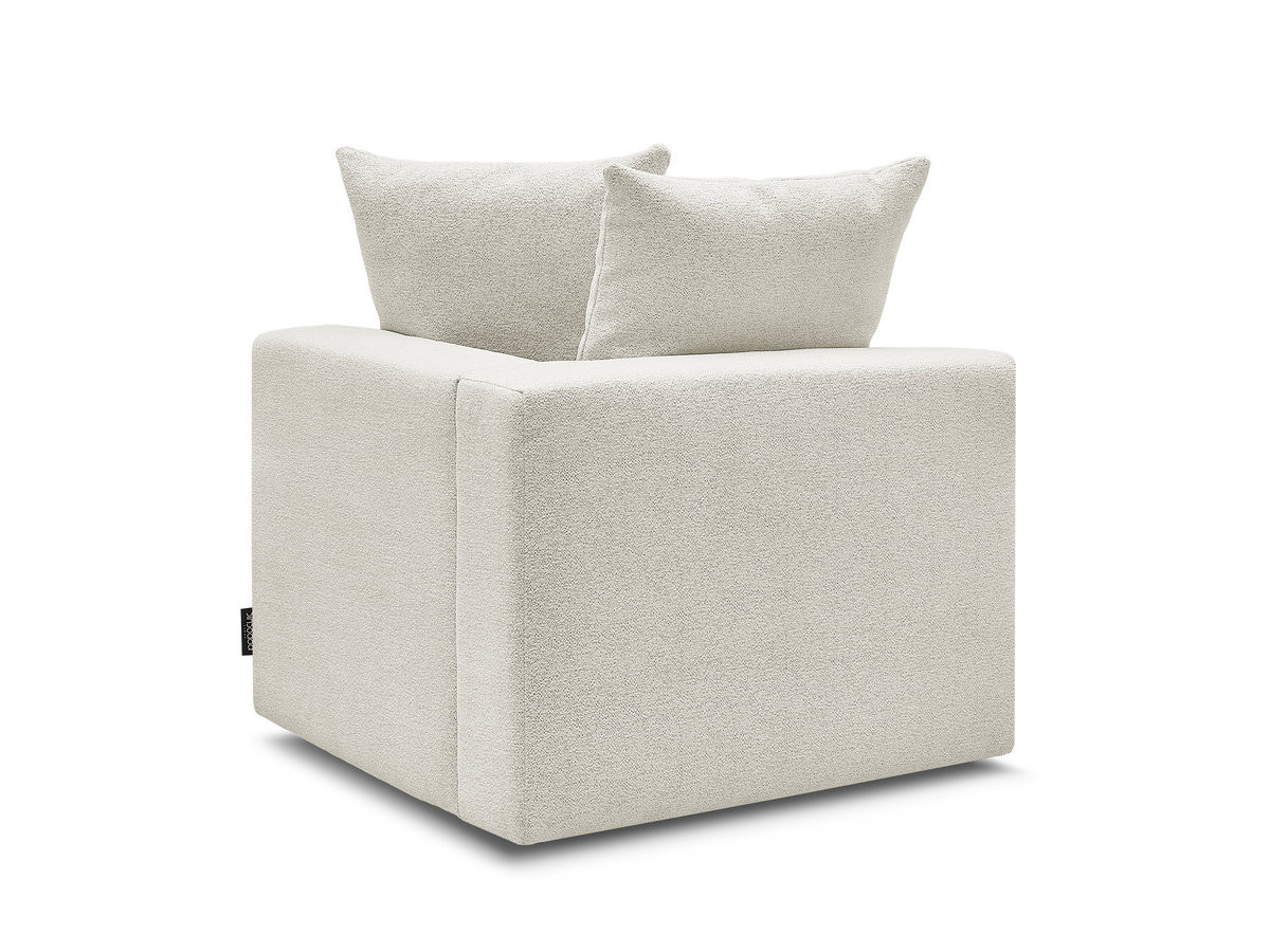 Angle pour canapé modulable VOLTAIRE chiné blanc — vue 5