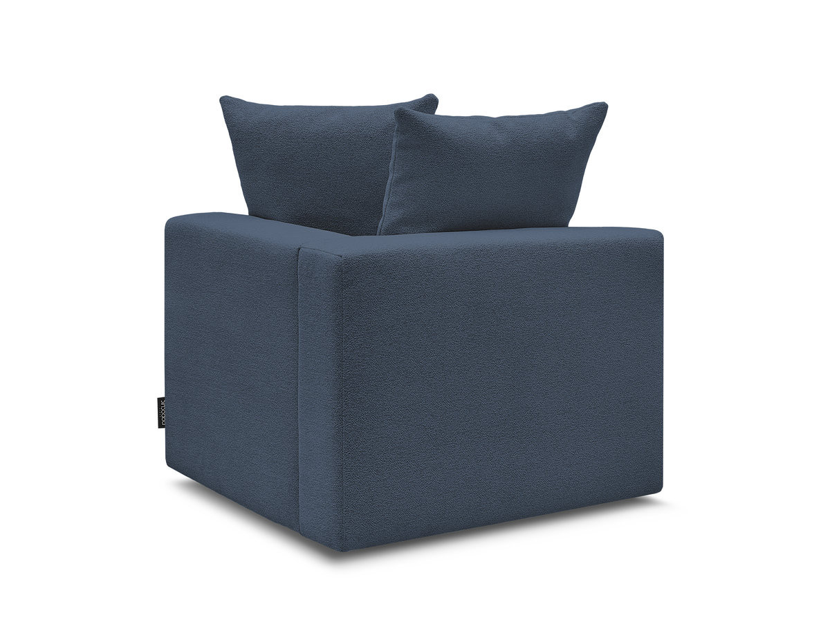 Angle pour canapé modulable VOLTAIRE chiné bleu foncé — vue 5