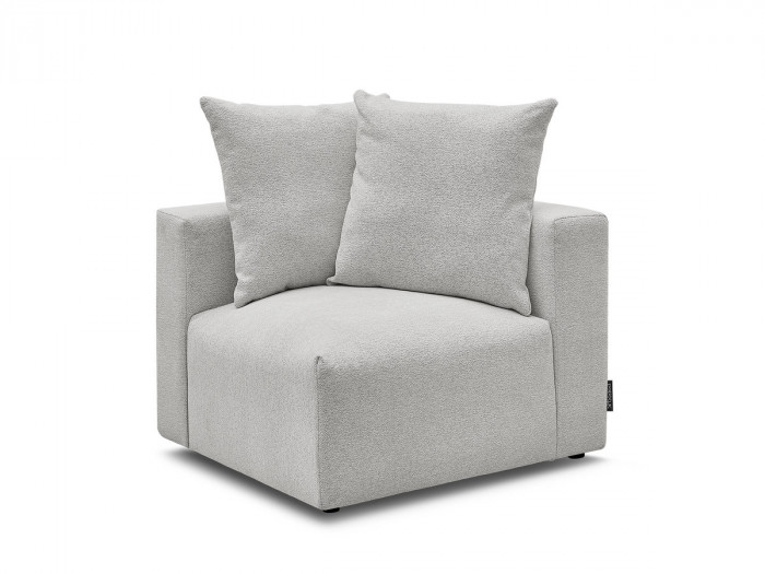 Angle pour canapé modulable VOLTAIRE tissu chiné