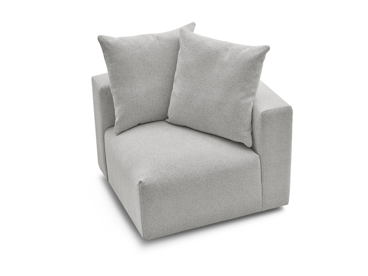 Angle pour canapé modulable VOLTAIRE tissu chiné