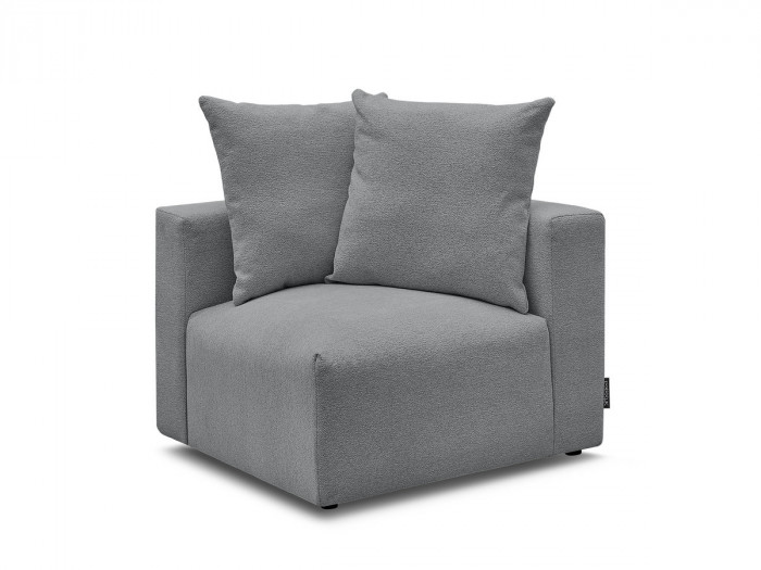 Angle pour canapé modulable VOLTAIRE tissu chiné