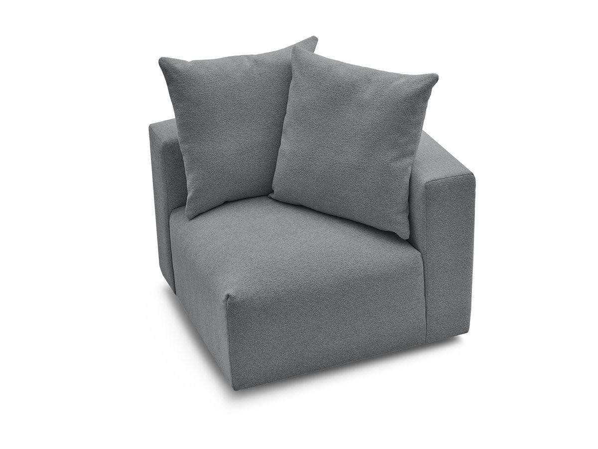 Angle pour canapé modulable VOLTAIRE tissu chiné