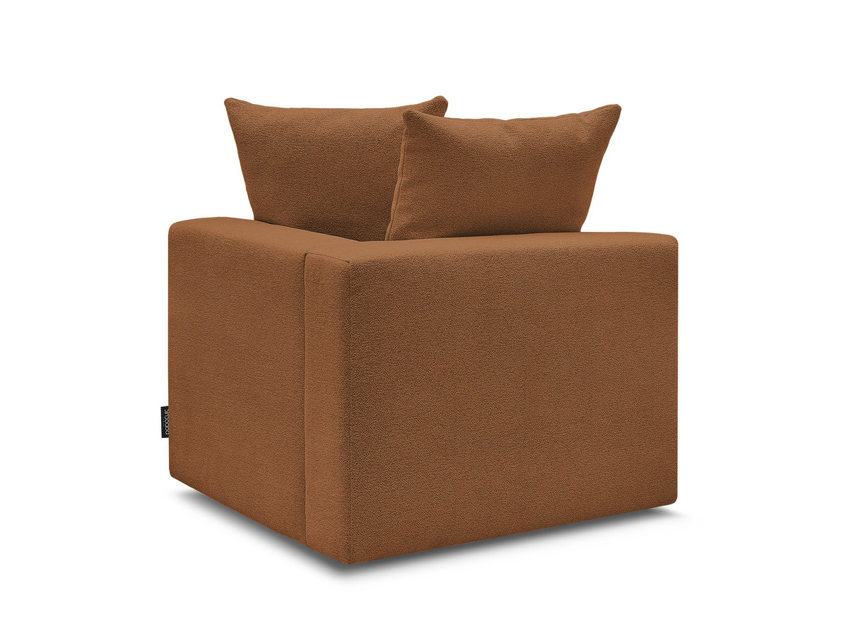 Angle pour canapé modulable VOLTAIRE chiné orange — vue 5