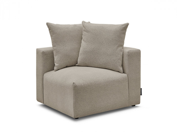 Angle pour canapé modulable VOLTAIRE tissu chiné
