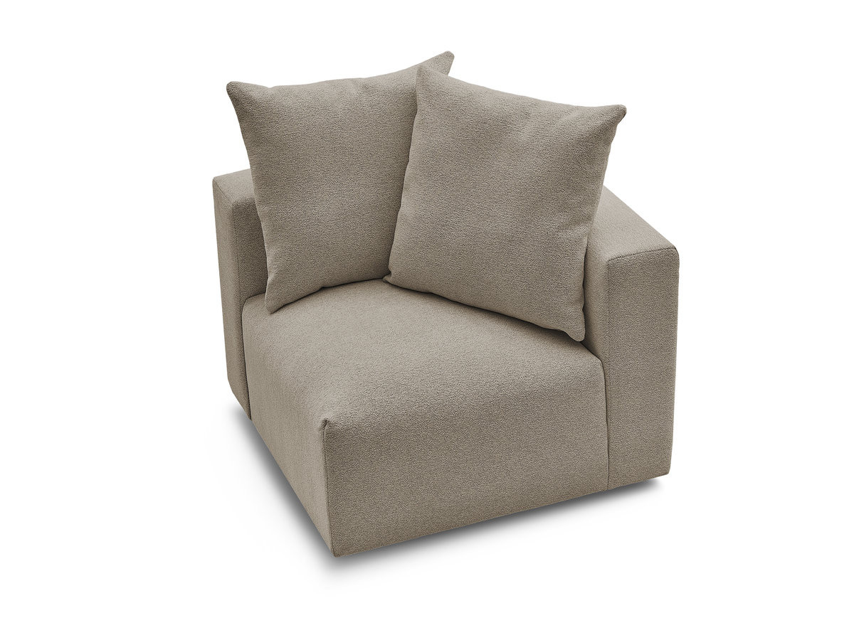 Angle pour canapé modulable VOLTAIRE tissu chiné