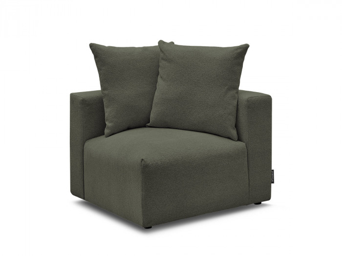 Angle pour canapé modulable VOLTAIRE tissu chiné