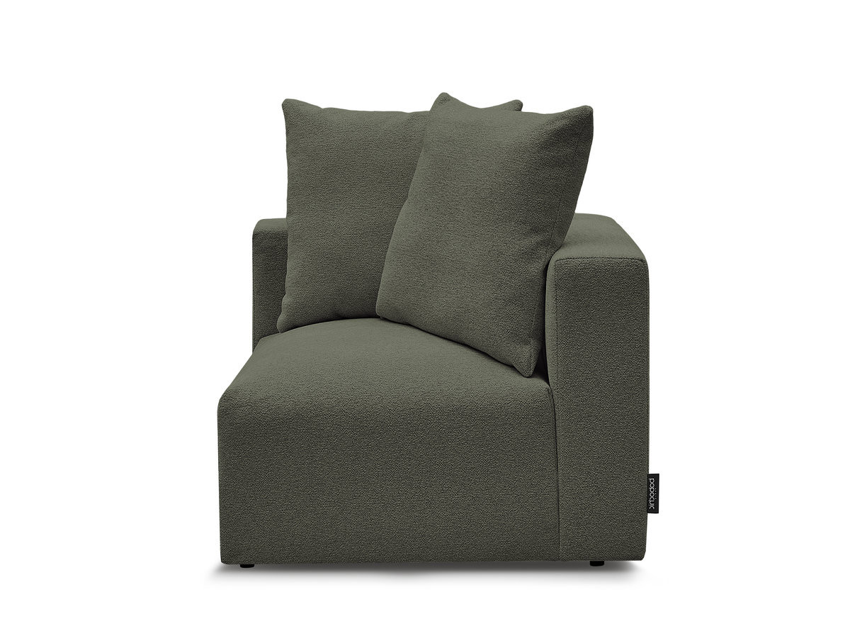 Angle pour canapé modulable VOLTAIRE chiné vert