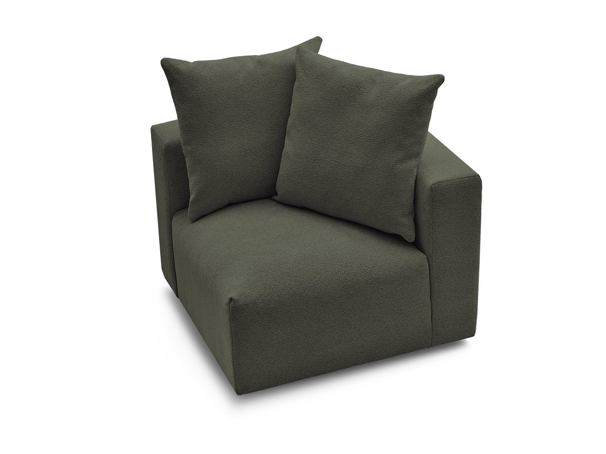 Angle pour canapé modulable VOLTAIRE tissu chiné