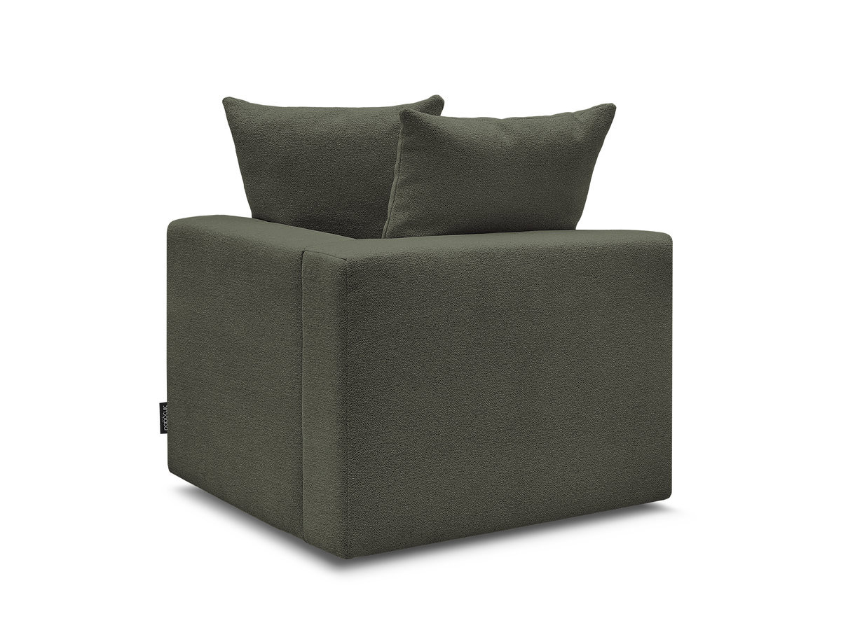 Angle pour canapé modulable VOLTAIRE chiné vert — vue 5