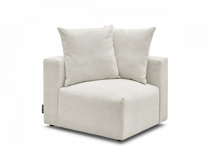 Angle pour canapé modulable VOLTAIRE tissu chiné