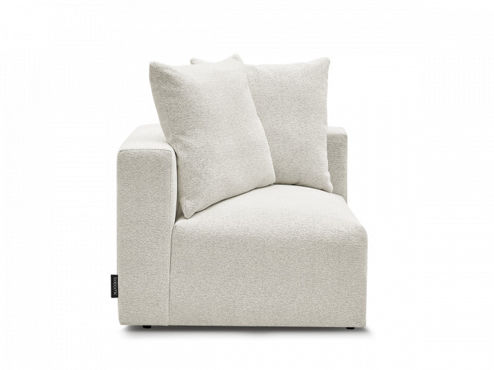 Angle pour canapé modulable VOLTAIRE tissu chiné