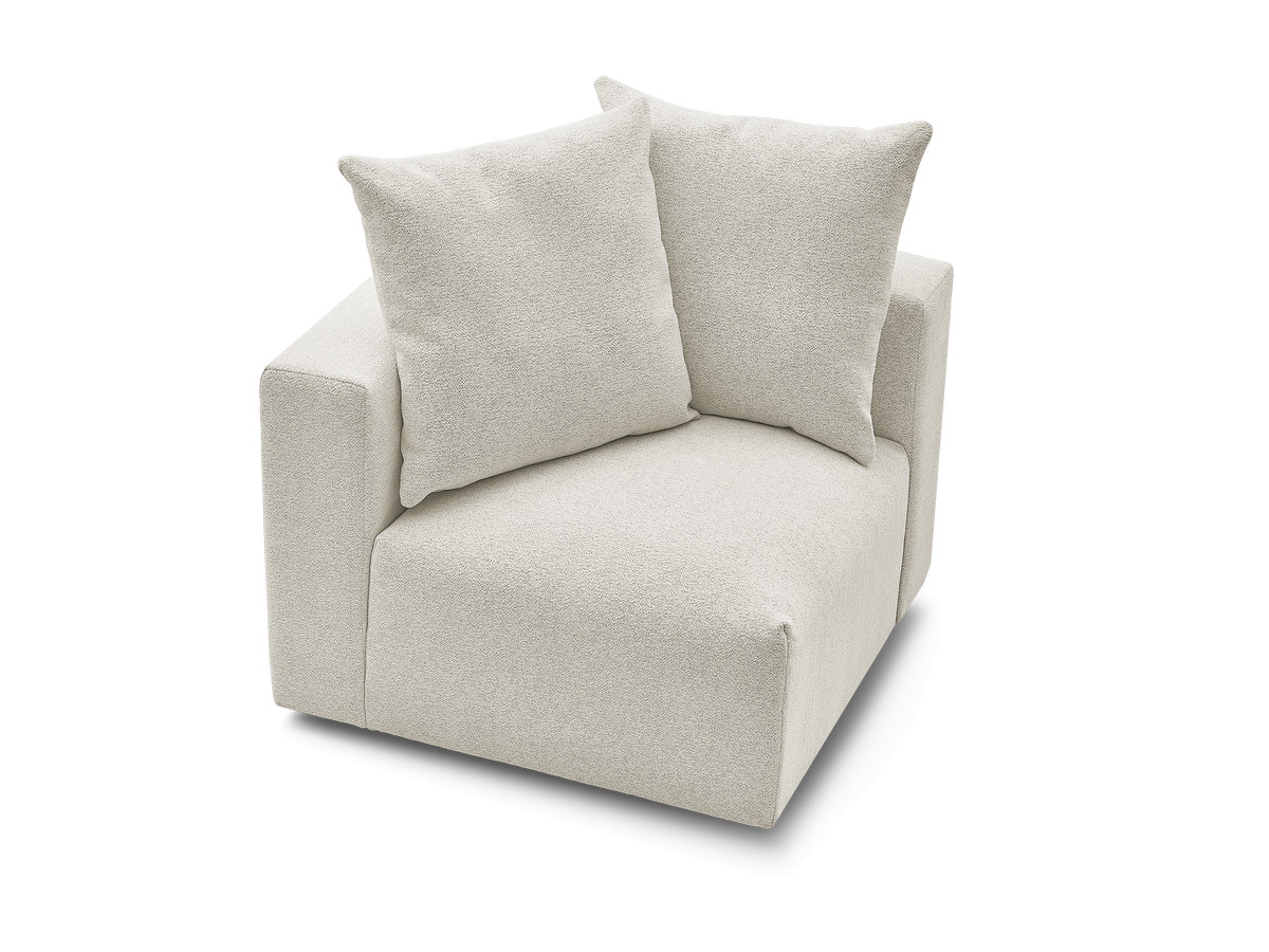 Angle pour canapé modulable VOLTAIRE tissu chiné