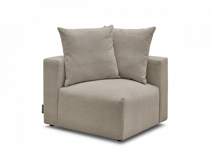 Angle pour canapé modulable VOLTAIRE tissu chiné