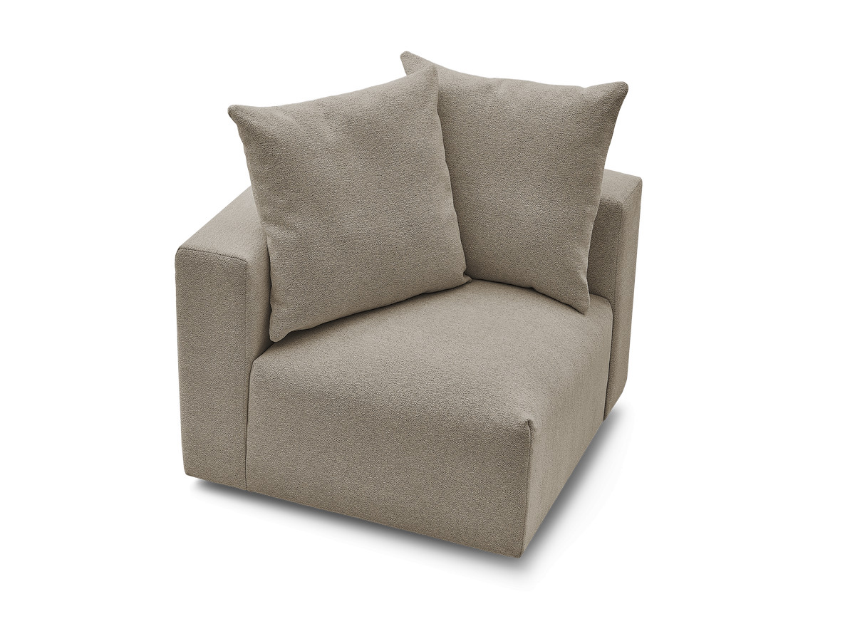 Angle pour canapé modulable VOLTAIRE tissu chiné