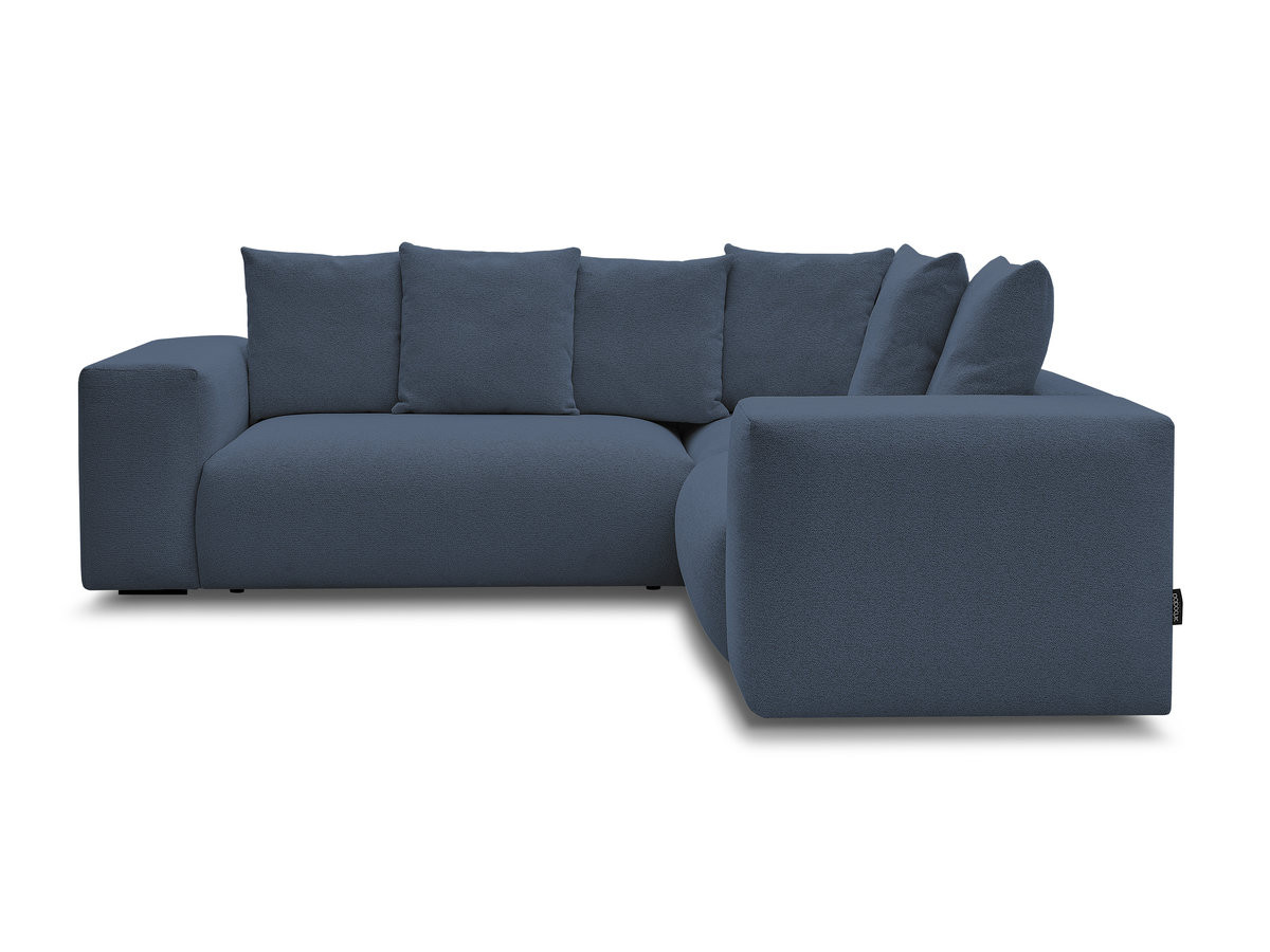 Canapé d'angle fixe modulable VOLTAIRE avec 1 chauffeuse 2 places, 1 angle et 1 chauffeuse 1 place tissu chiné