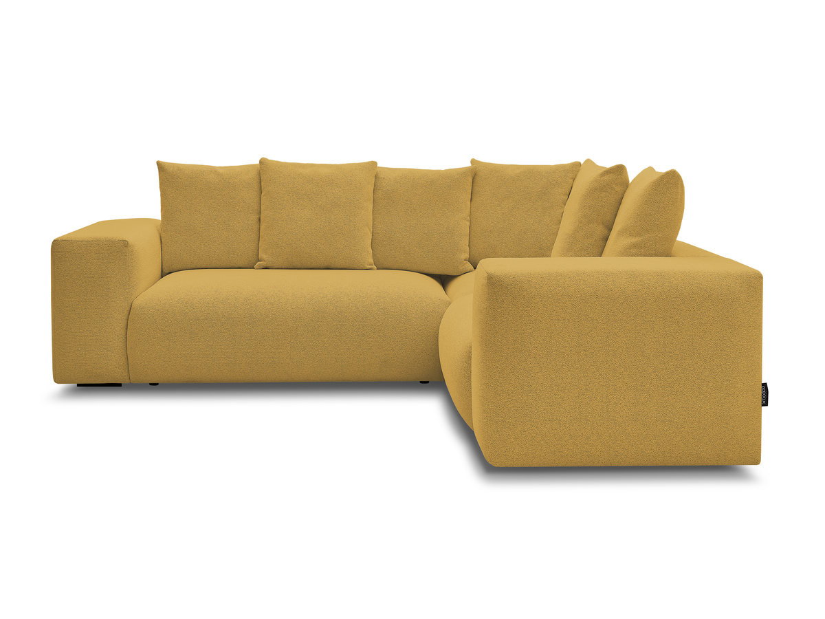Canapé d'angle modulable VOLTAIRE chiné jaune