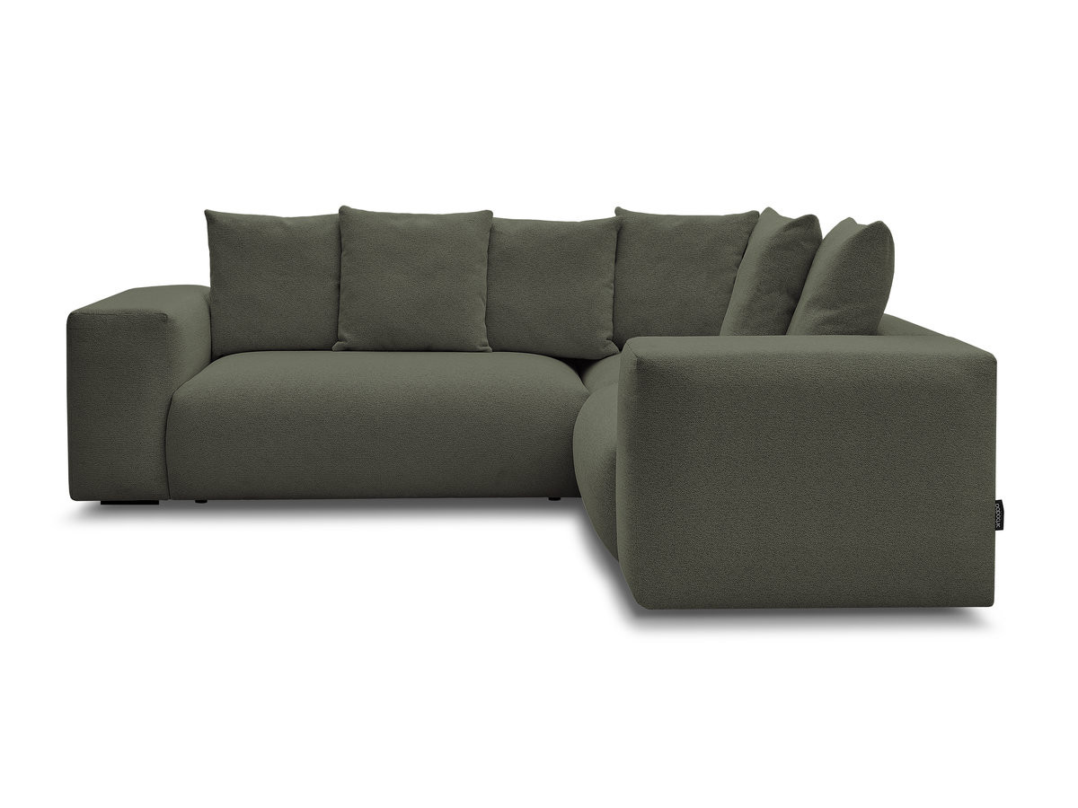 Canapé d'angle modulable VOLTAIRE chiné vert